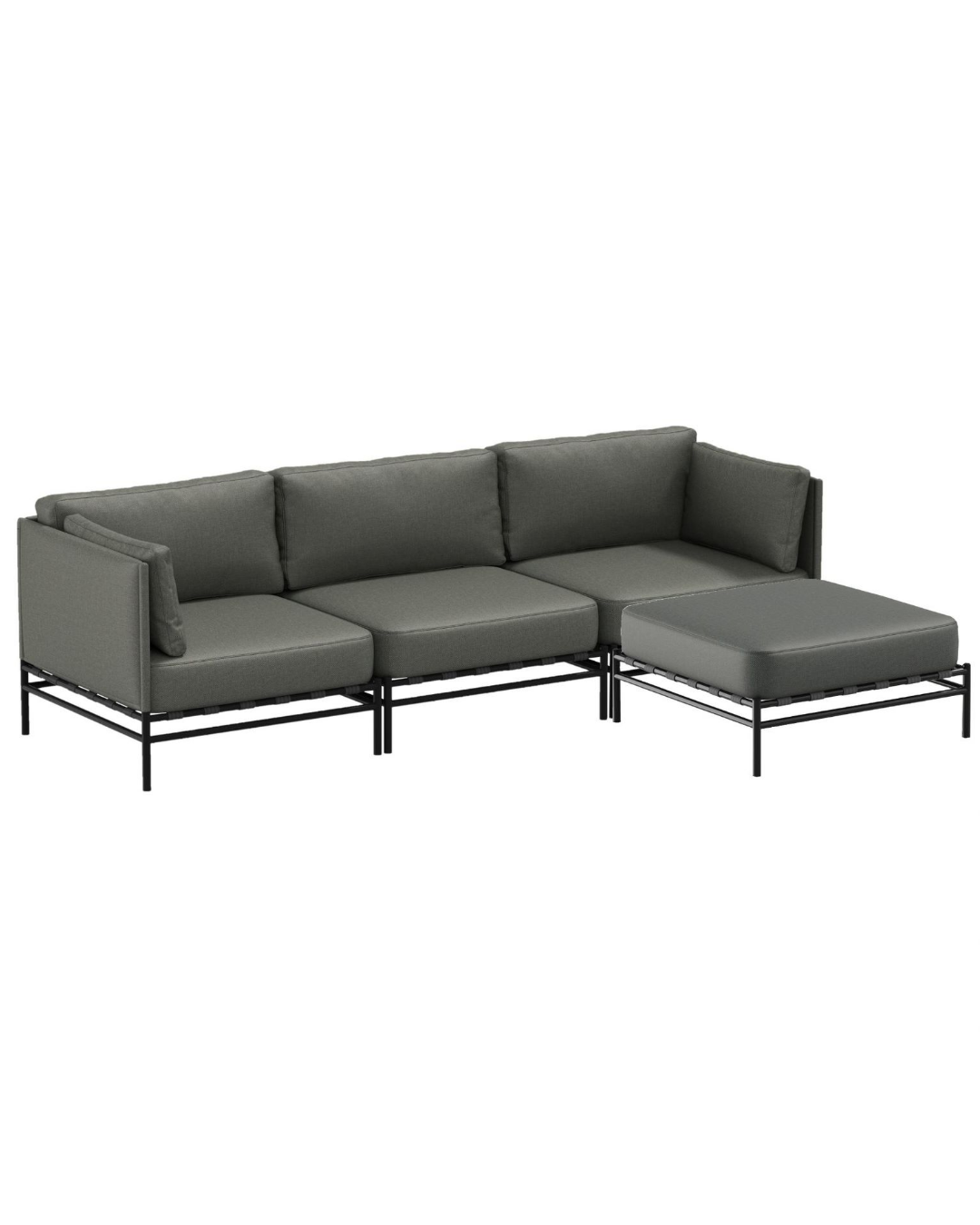 ANDY 3-Seater med Chaise Longue