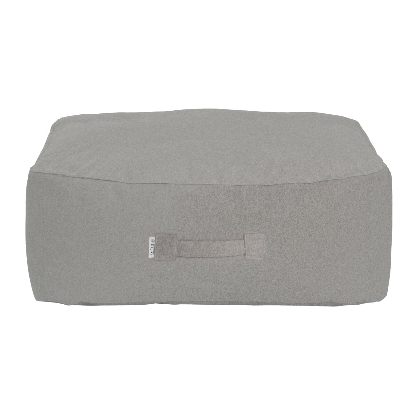 Arm-Strong Wool Pouf