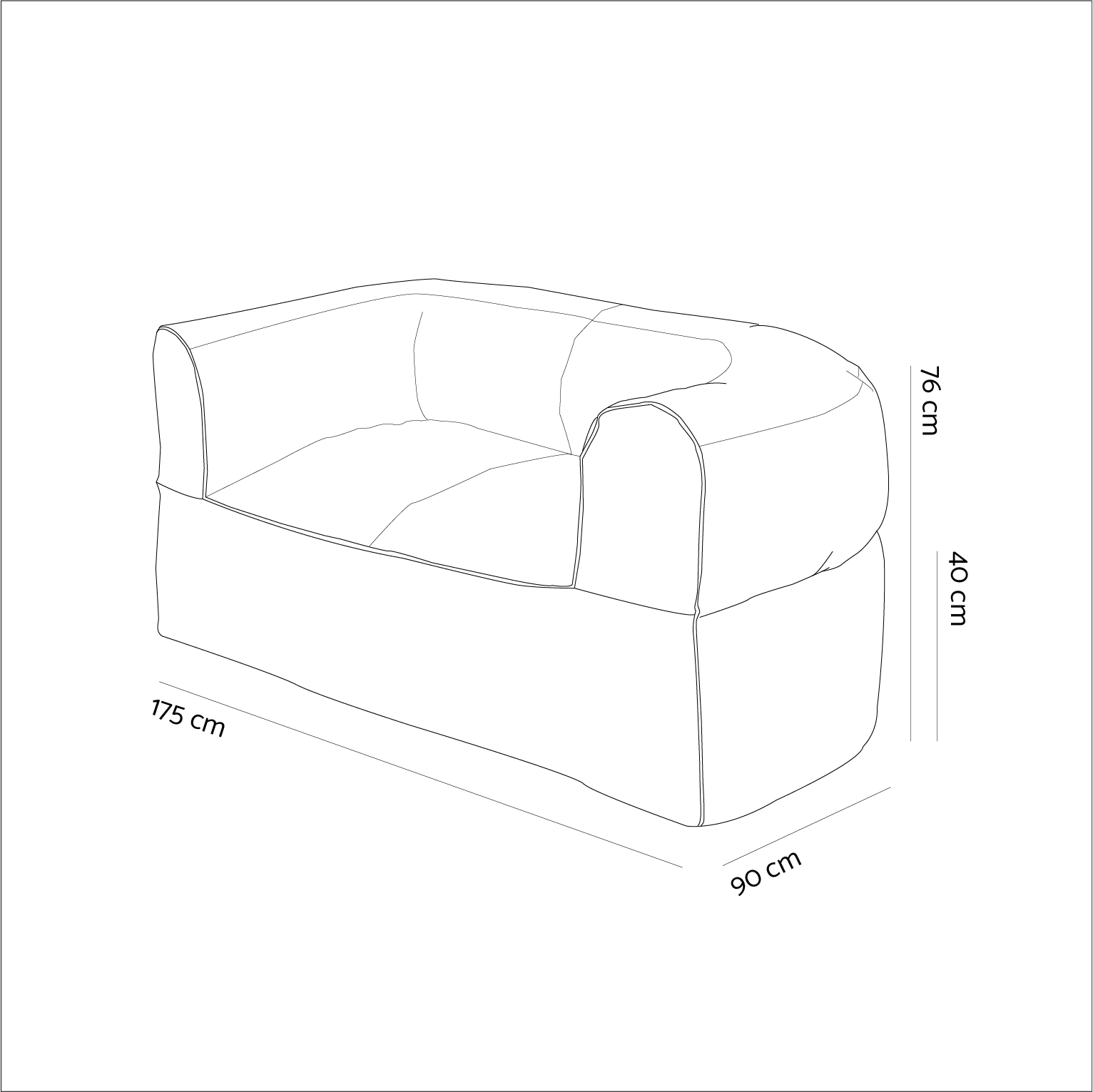 Arm-Strong Sunbrella Sofa