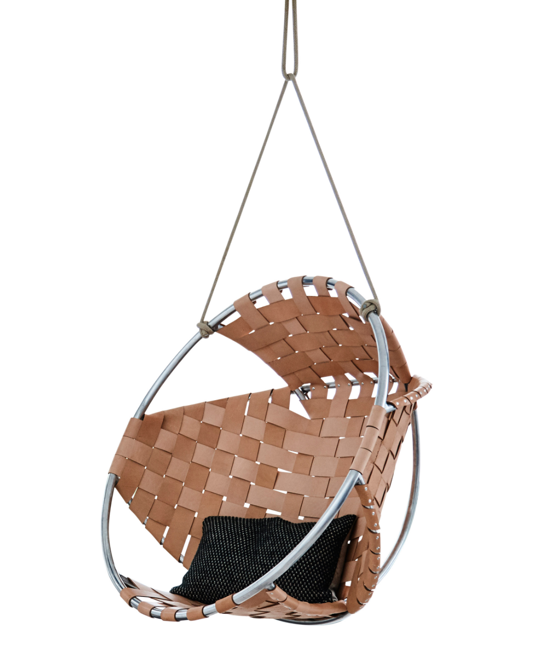 Leather Cocoon Hang Chair