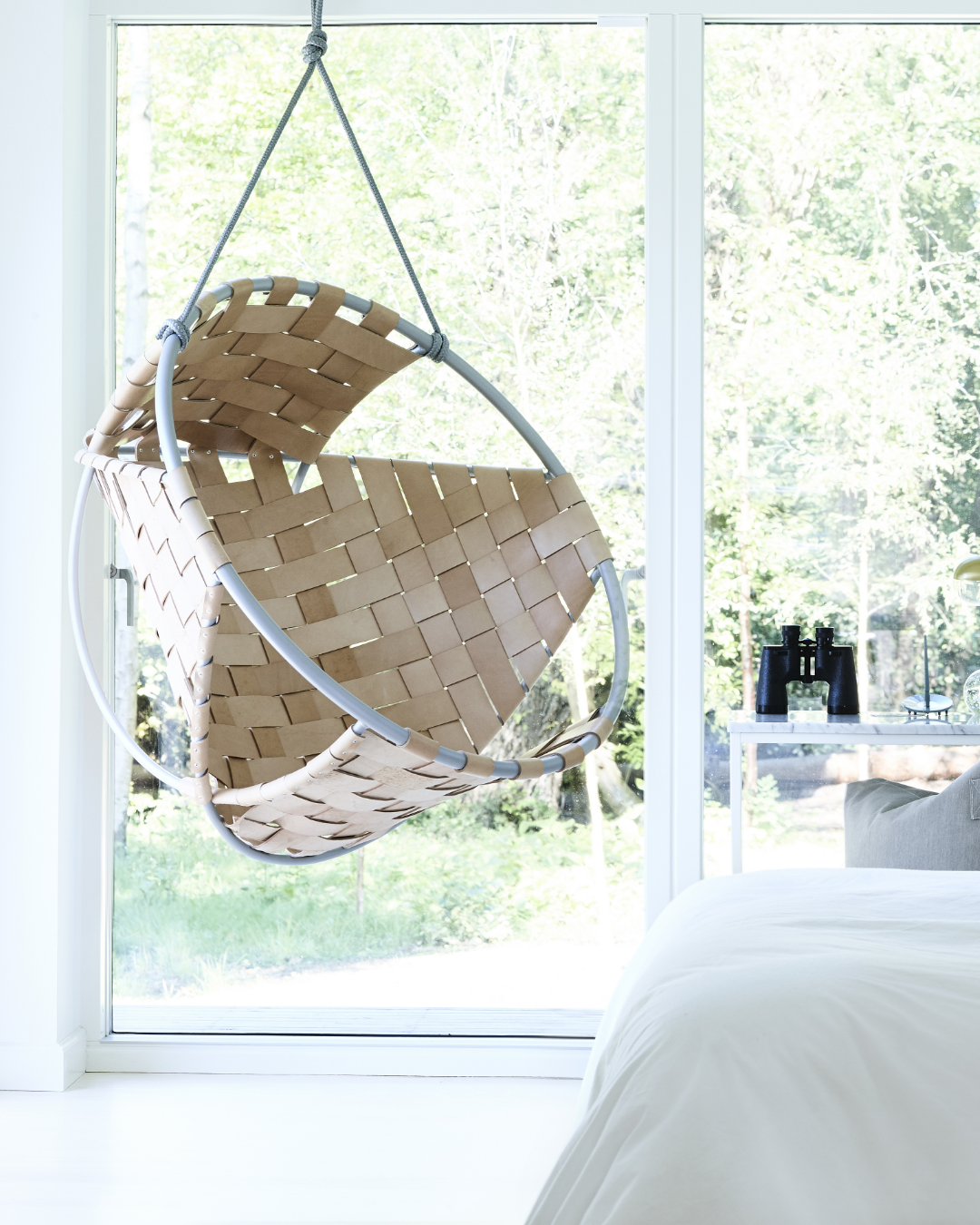Leather Cocoon Hang Chair
