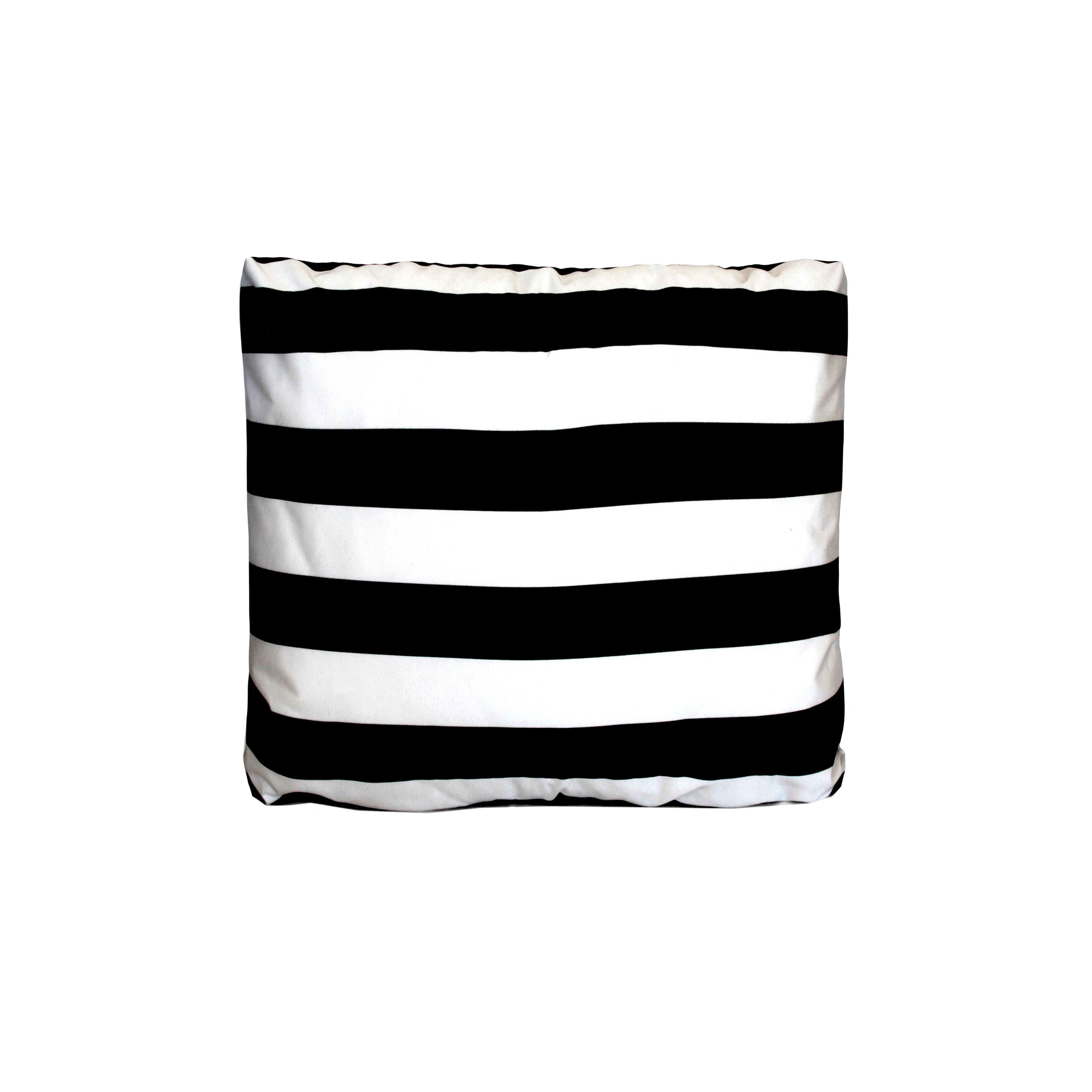 Cushion Square_GraphiteStripe