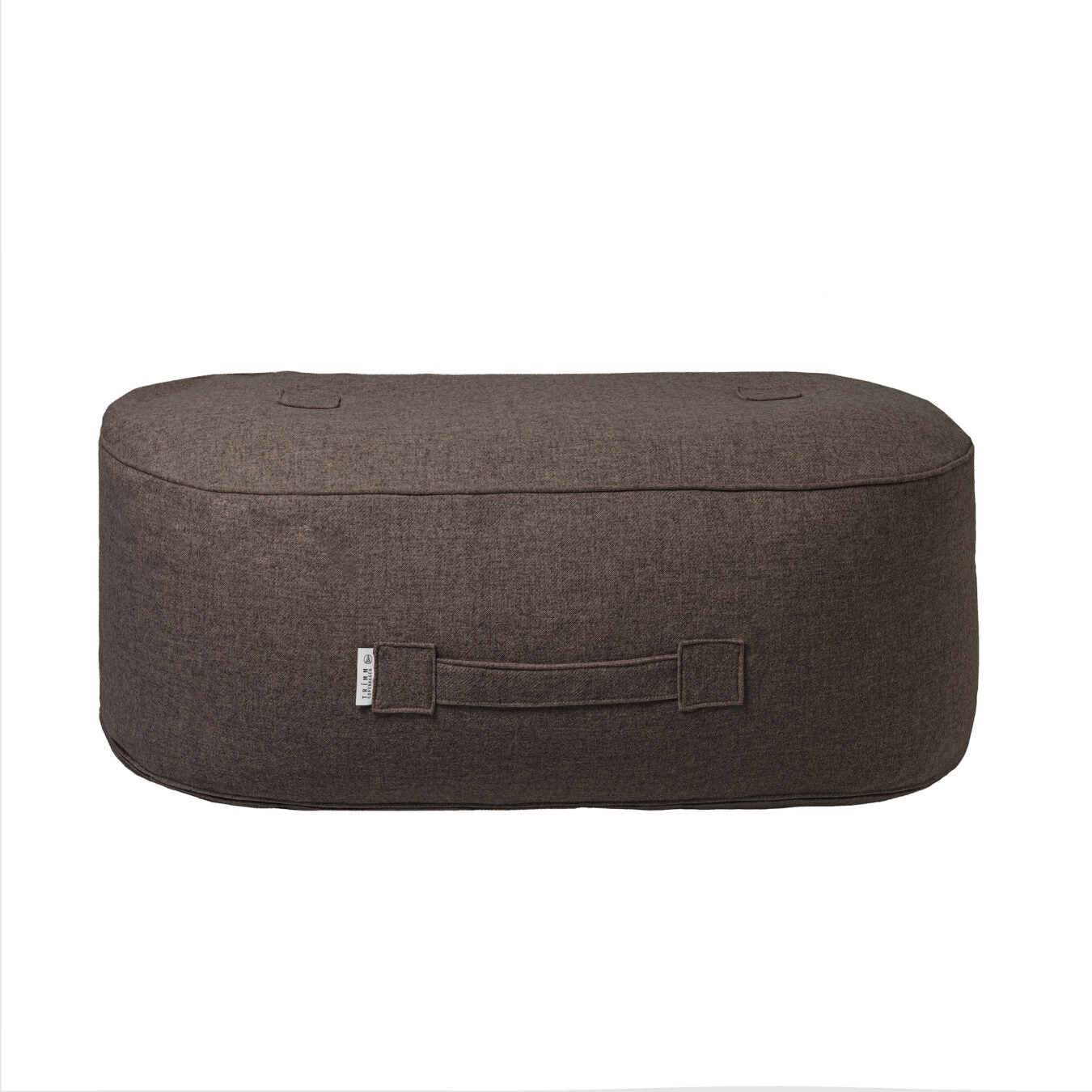 Oblong Wool Pouf