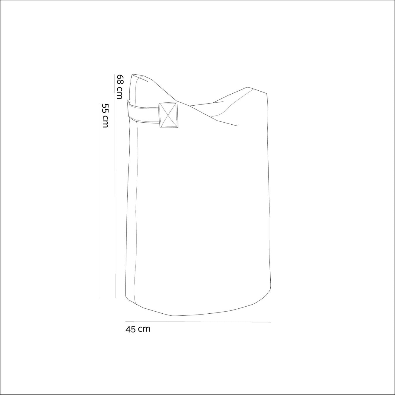 Satellite 68 Leather Stool