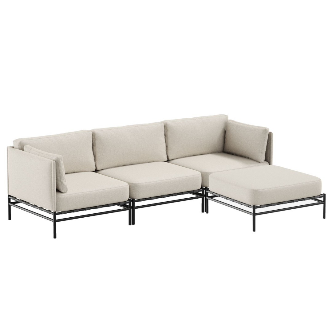 ANDY 3-Seater med Chaise Longue