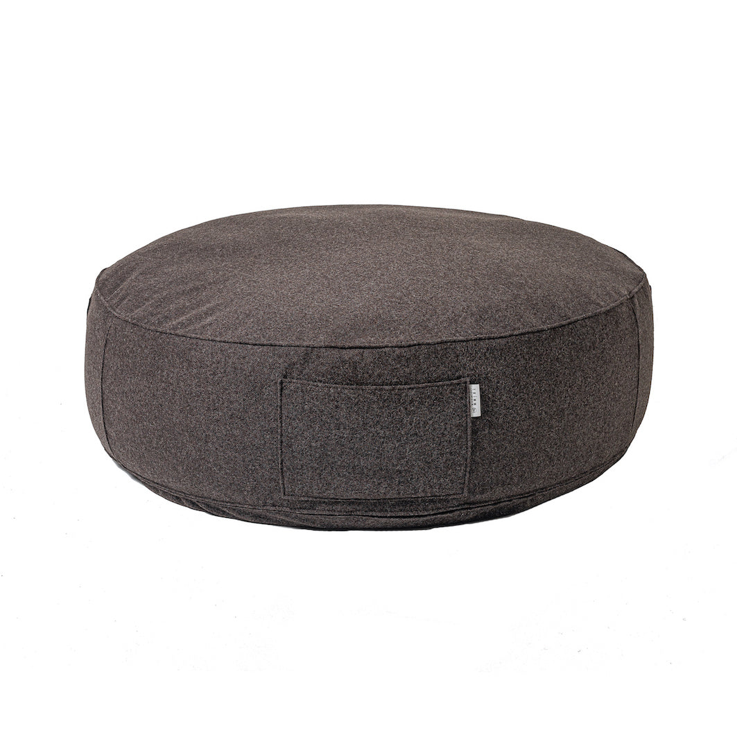 Full Moon Wool Pouf