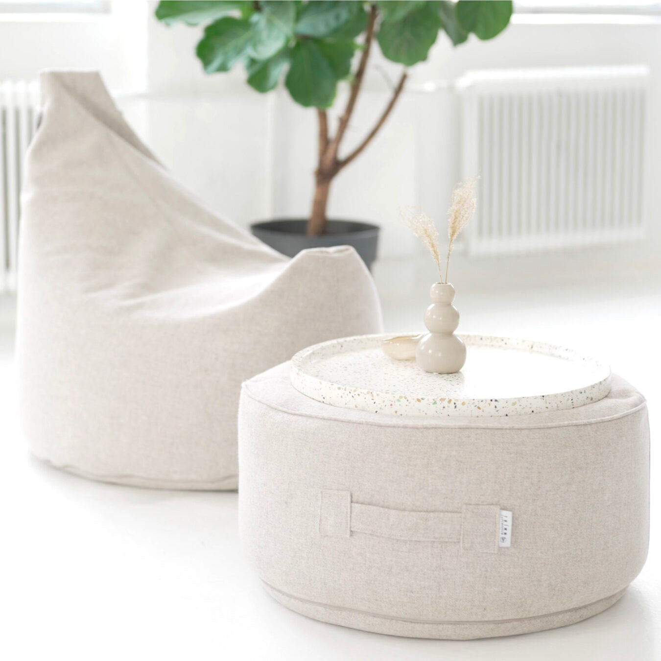 Lounge Satellite Wool Beanbag