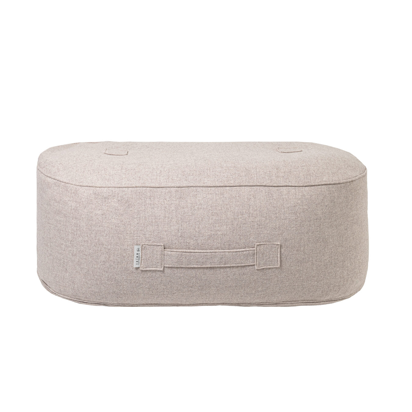 Oblong Pouf Wool
