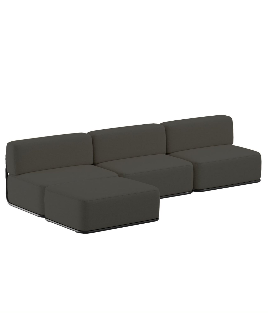 RAW 3-Seater med Chaise Longue